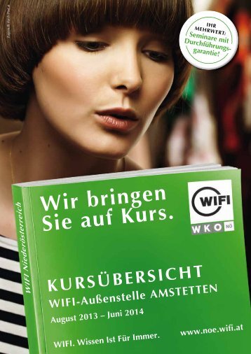 Ausgabe Amstetten 2013/14 - WIFI NiederÃ¶sterreich