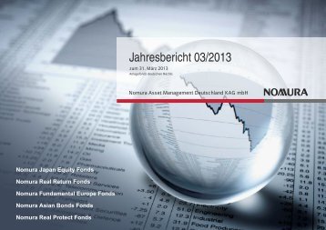 zum 31.03.2013 - Nomura Asset Management Deutschland KAG mbH