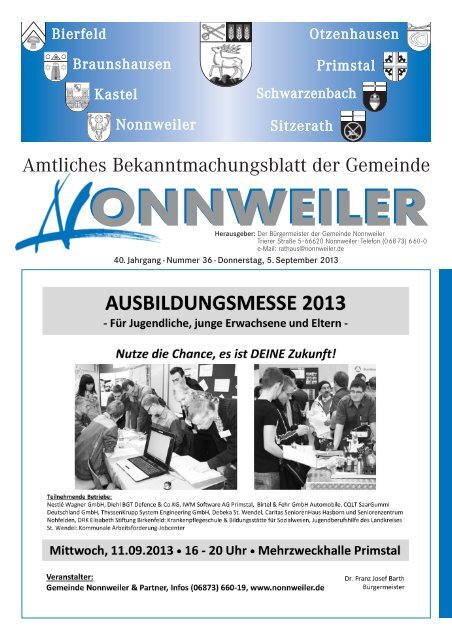 KW 36 - Gemeinde Nonnweiler