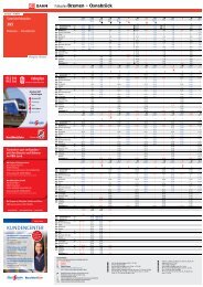 Fahrplan hier herunterladen. - NordWestBahn