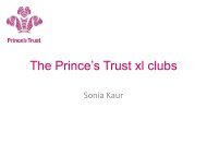 The Prince's Trust xl clubs