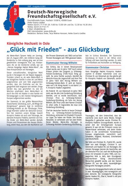 Glück mit Frieden - Deutsch-Norwegische Freundschaftsgesellschaft ...