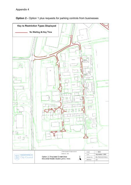 Sweetbriar Industrial Estate waiting restrictions - Norwich City Council