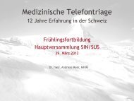 Medizinische Telefontriage - SIN