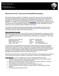 Commercial Filming/Photography Information - National Park Service