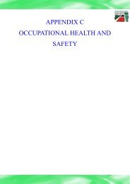 appendix c occupational health and safety - sanral