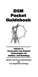 DSM Pocket Guidebook Volume 5: Renewable and Related ... - NREL