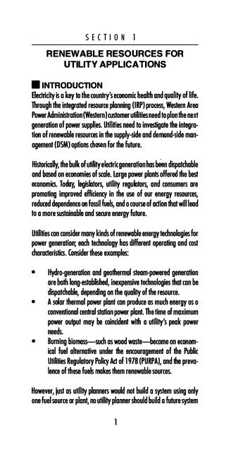 DSM Pocket Guidebook Volume 5: Renewable and Related ... - NREL