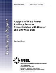 Analysis of Wind Power Ancillary Services Characteristics ... - NREL