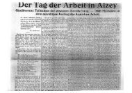 Bericht über den 1. Mai 1933 in Alzey