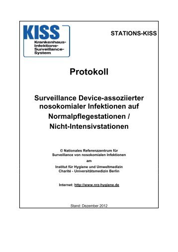 Protokoll für Infektions-Surveillance - Nationales Referenzzentrum ...