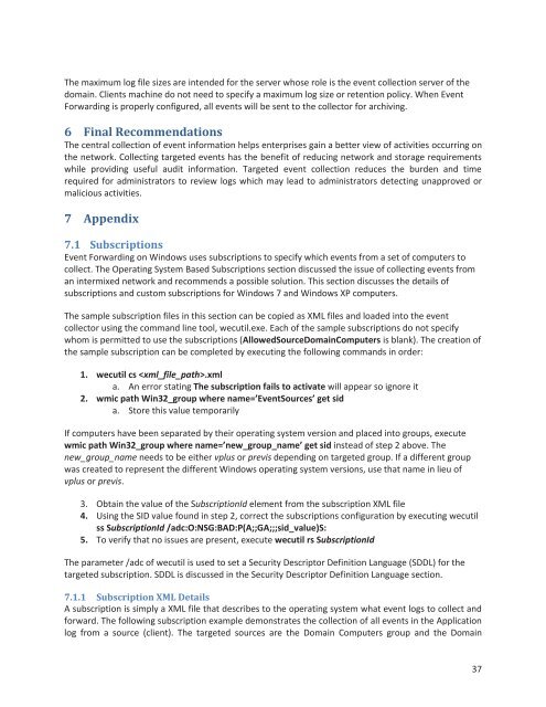 Spotting the Adversary with Windows Event Log Monitoring