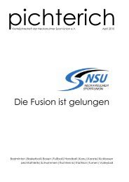 pichterich-Magazin April 2010 - Neckarsulmer Sport-Union eV