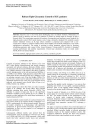 Robust Tight Glycaemic Control of ICU Patients