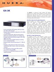 GX-3K - Nuera Communications Inc