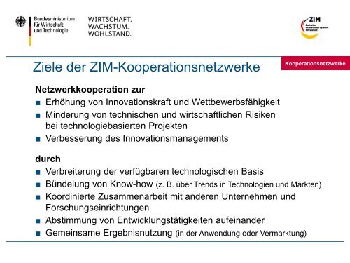 Zentrales Innovationsprogramm Mittelstand (ZIM) des ...