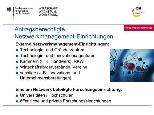 Zentrales Innovationsprogramm Mittelstand (ZIM) des ...