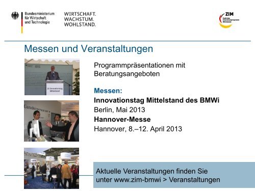 Zentrales Innovationsprogramm Mittelstand (ZIM) des ...