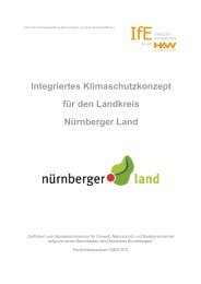 Integriertes Klimaschutzkonzept fÃ¼r den Landkreis NÃ¼rnberger Land