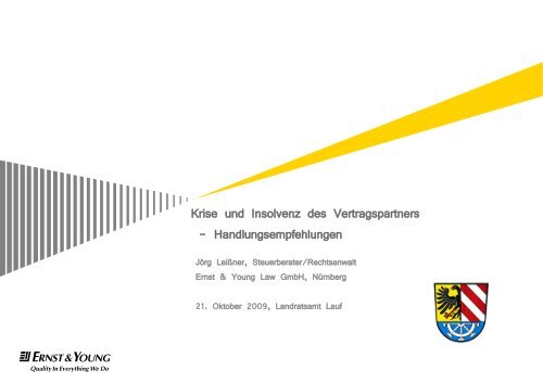 Krise und Insolvenz des Vertragspartners - Landkreis NÃ¼rnberger ...