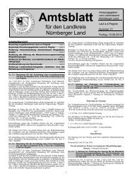 Amtsblatt - Landkreis Nürnberger Land
