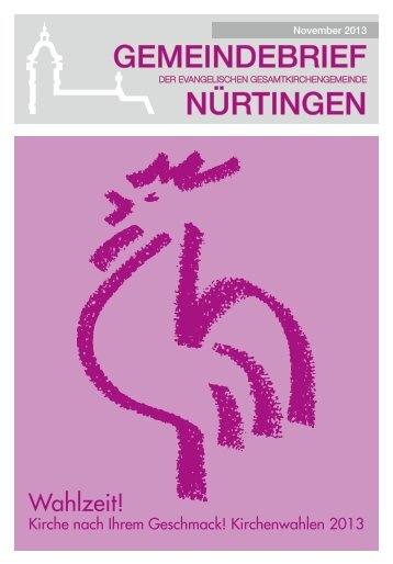 Gemeindebrief Nürtingen - Evangelische Gesamtkirchengemeinde ...