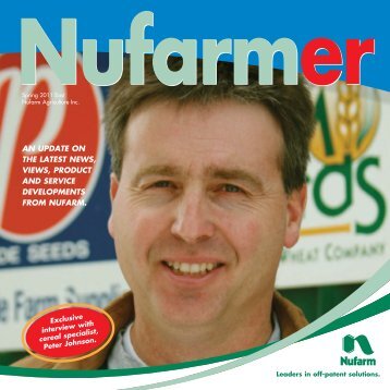 Exclusive interview with cereal specialist, Peter ... - Nufarm Canada