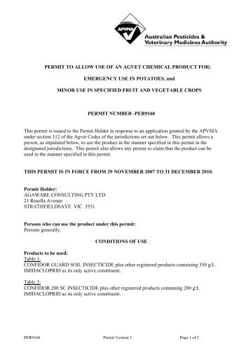 Nuprid 350SC: For control of Silverleaf Whitefly (Bemisia ... - Nufarm