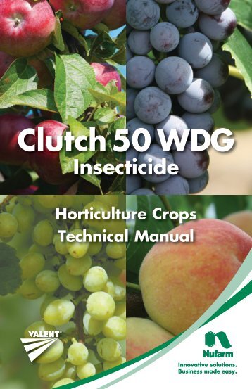 ClutchÂ® 50 WDG Insecticide Horticulture Crops ... - Nufarm Canada