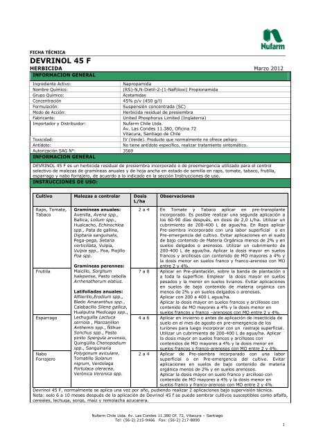 Ficha Tecnica A Atila Glifosato Nufarm