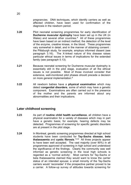 Genetic screening: ethical issues - Nuffield Council on Bioethics