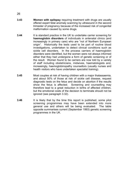 Genetic screening: ethical issues - Nuffield Council on Bioethics