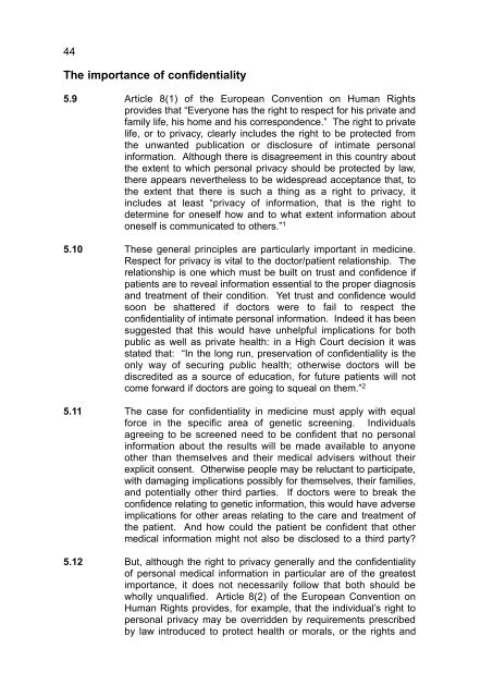 Genetic screening: ethical issues - Nuffield Council on Bioethics