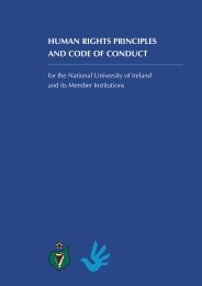 Human RigHts PRinciPles and code of conduct - National University ...