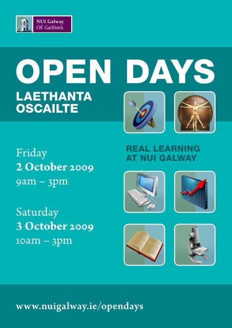 NUI Galway Open Days :: OÃ Gaillimh Laethanta Oscailte