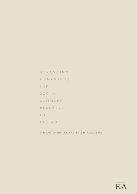 Advancing Humanities and Social Sciences Research in Ireland