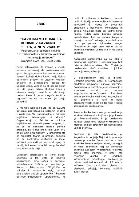 pdf verzija novic - Narodna in univerzitetna knjiÅ¾nica