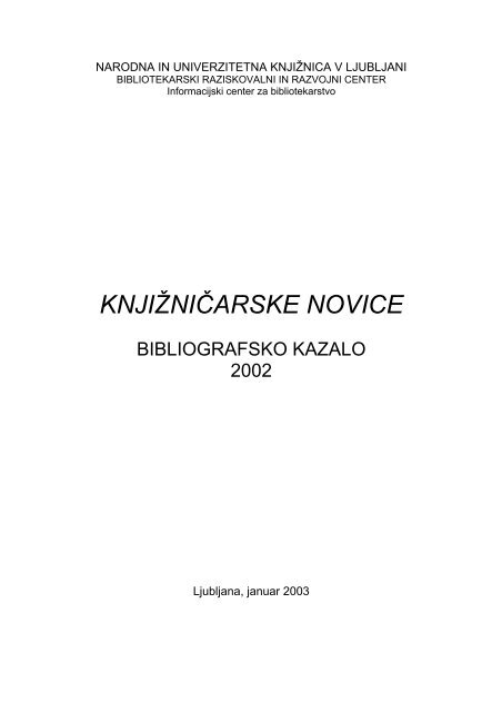 2002 - Narodna in univerzitetna knjiÅ¾nica