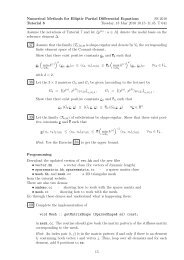 Numerical Methods for Elliptic Partial Differential Equations SS 2010 ...