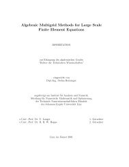 Algebraic Multigrid Methods for Large Scale Finite Element Equations