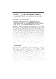 Coupled FETI/BETI solvers for nonlinear potential problems in (un ...