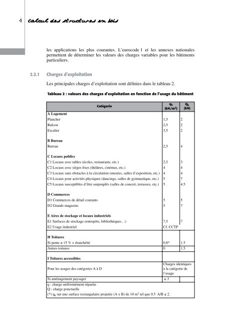 Calcul des structures en bois - Numilog