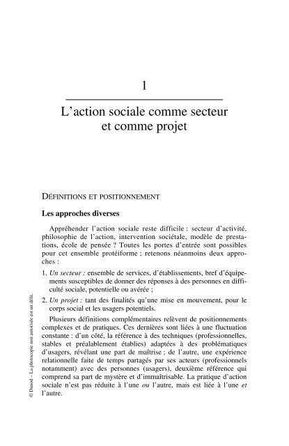 Conduire des projets en action sociale - Numilog