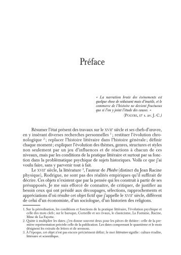 Histoire de la littÃ©rature franÃ§aise du XVIIe siÃ¨cle - Numilog