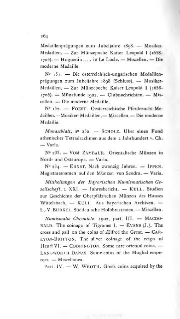 Revue belge de numismatique et de sigillographie - Koninklijk ...