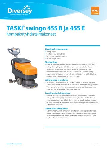 TASKI® swingo 455 B ja 455 E