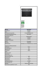 Merkmal HB33CB550 Produktgruppe Backofen Marke Siemens ...