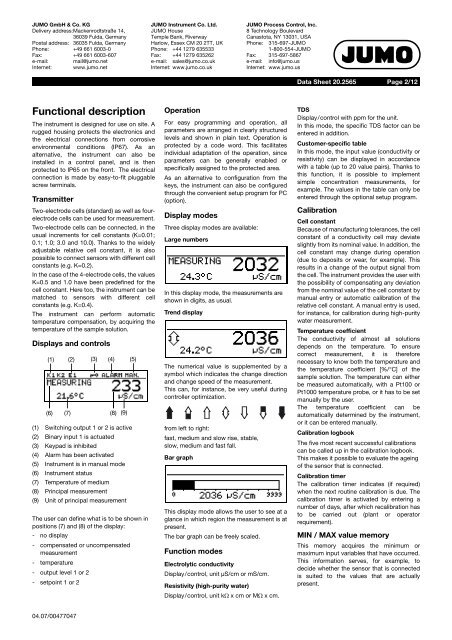 Analytical Measurement - Nuova Elva