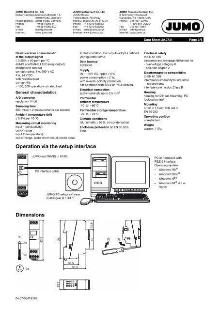 Analytical Measurement - Nuova Elva