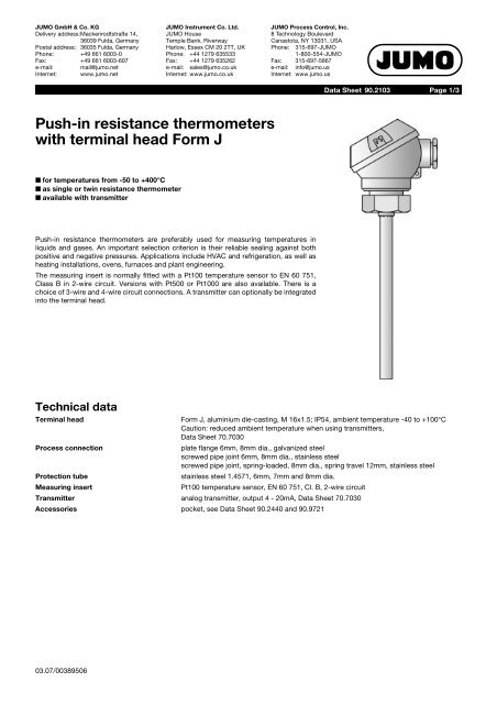 Thermocouples - Nuova Elva